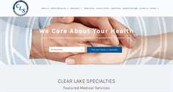 Desktop Screenshot of clearlake-specialties.com